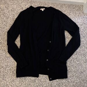 Gap S Black Knit Button Cardigan